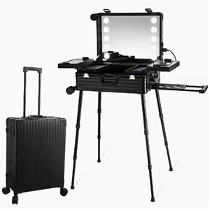 aluminum cosmetic suitcase