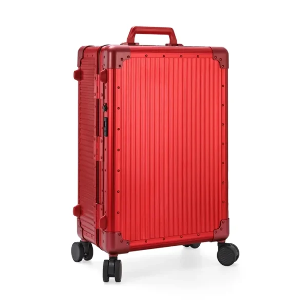 aluvox yct 026t aluminum trolley makeup train case with shelves