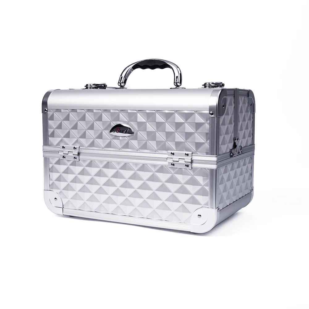 aluvox jl 0875 makeup train storage box durable cosmetic case