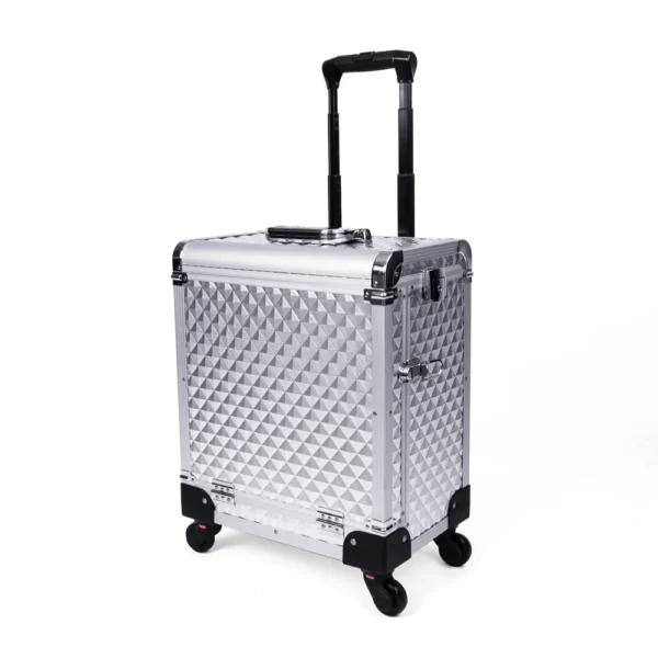 aluvox jl 926t s large capacity cosmetology rolling case professional cosmetic trolley