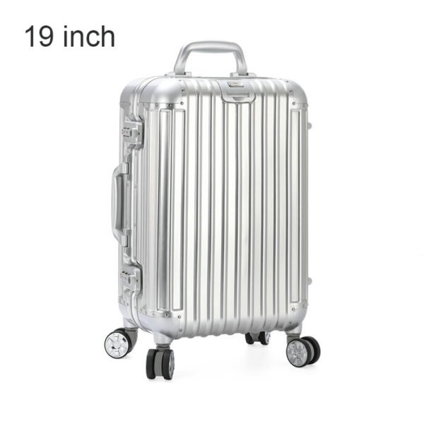 aluvox yct 001 aluminum carry on luggage 19 inches hard shell suitcase