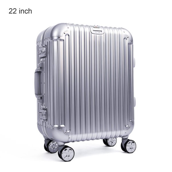 aluvox yct 001 aluminum carry on luggage 19 inches hard shell suitcase