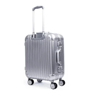 aluvox yct 001 aluminum carry on luggage 19 inches hard shell suitcase