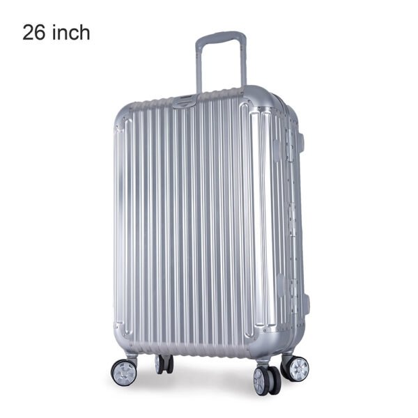 aluvox yct 001 aluminum carry on luggage 19 inches hard shell suitcase