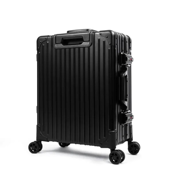 aluvox yct 051 black carry on luggage 20 inches hardside suitcase on wheel