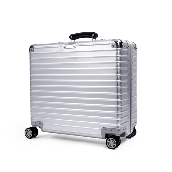 aluvox yct 056 aluminum four wheel suitcase business cabin case trolley