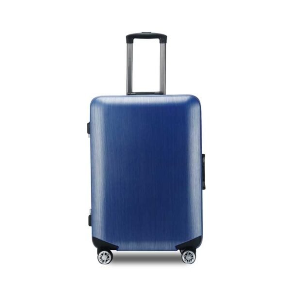 aluvox hq 007 hardside checked luggage 4 wheel trolley bag