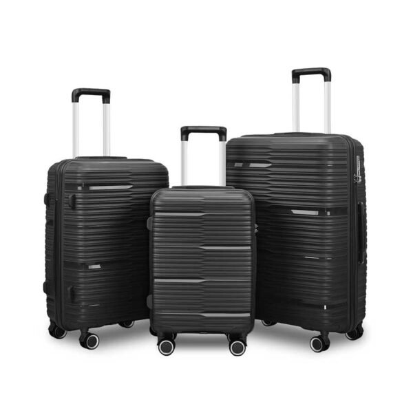 aluvox mb 015 lightweight travel carry on abs luggage sets