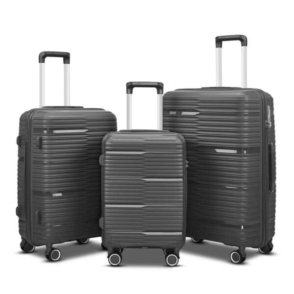 aluvox mb 015 lightweight travel carry on abs luggage sets