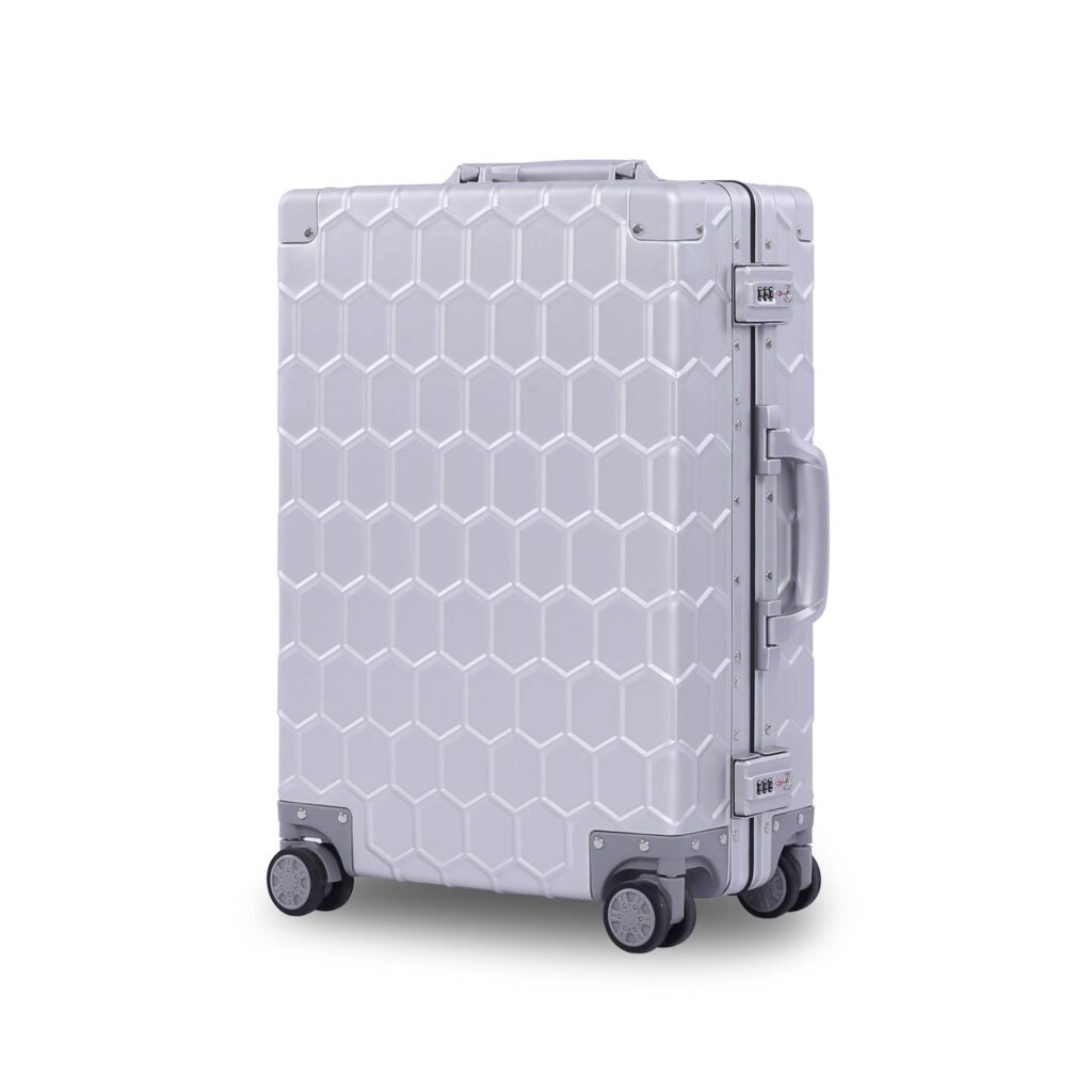 aluvox ts 001 aluminum carry on with spinner wheel