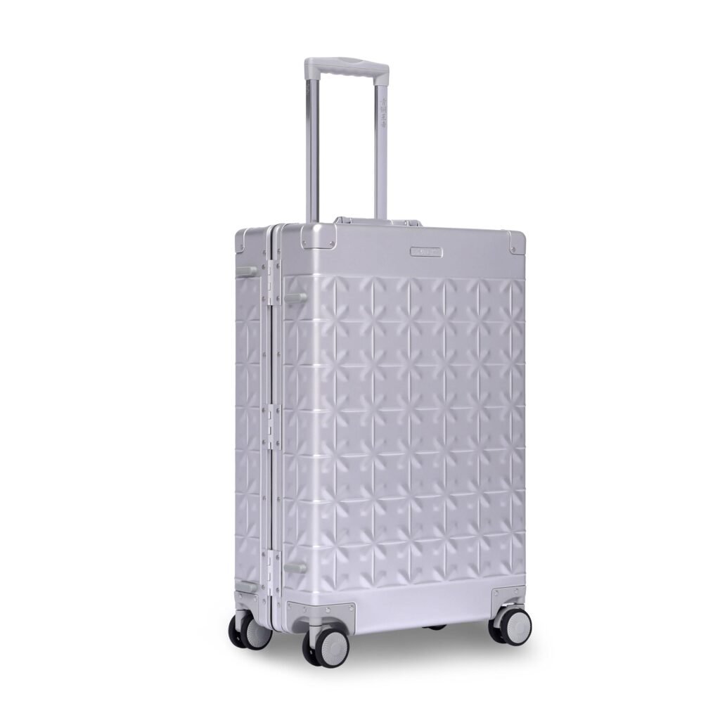 aluvox ts 006 airline carry on luggage aluminum travel suitcase on wheel