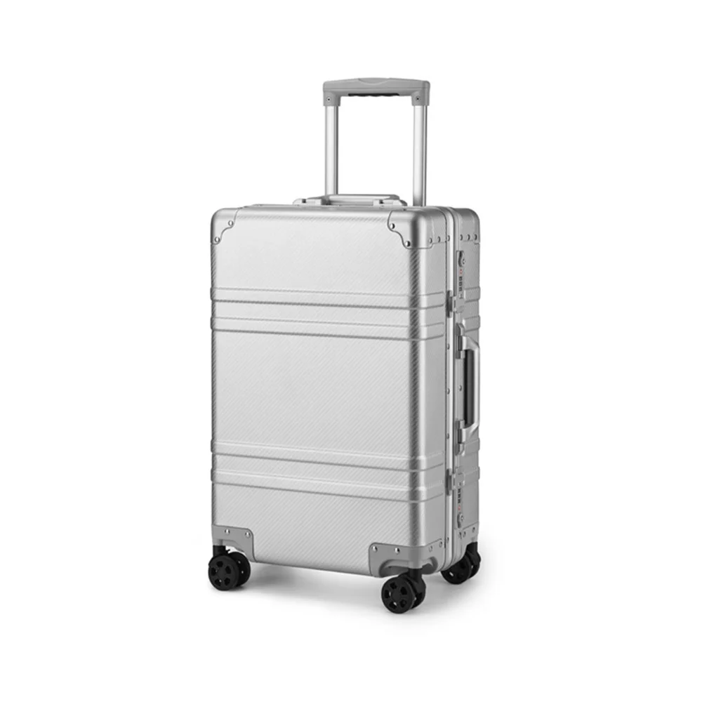 aluvox ts 001 aluminum carry on with spinner wheel