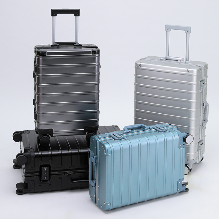 metal suitcases