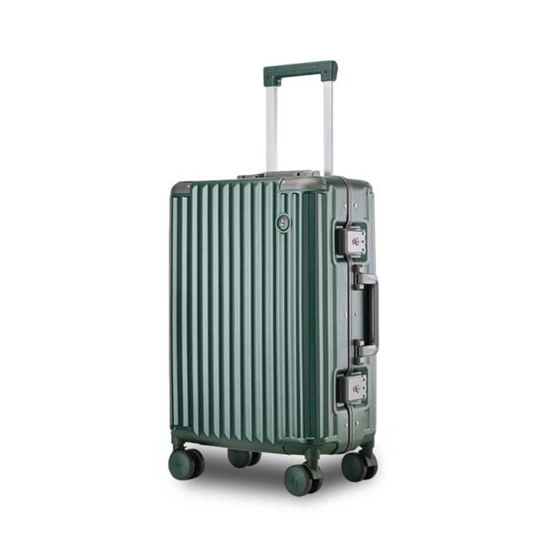 aluvox hq 009 aluminum frame rolling travel suitcase pc cabin luggage