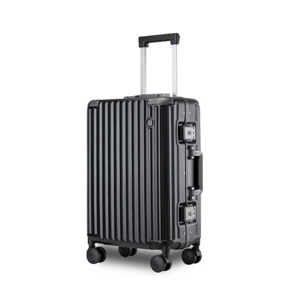 aluvox hq 009 aluminum frame rolling travel suitcase pc cabin luggage