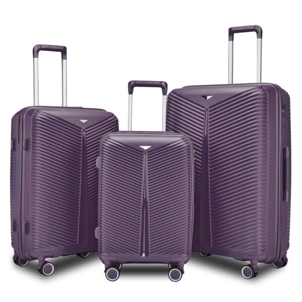 aluvox mb 016 lightweight pp trolley travel suitcase sets