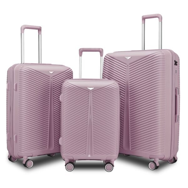 aluvox mb 016 lightweight pp trolley travel suitcase sets