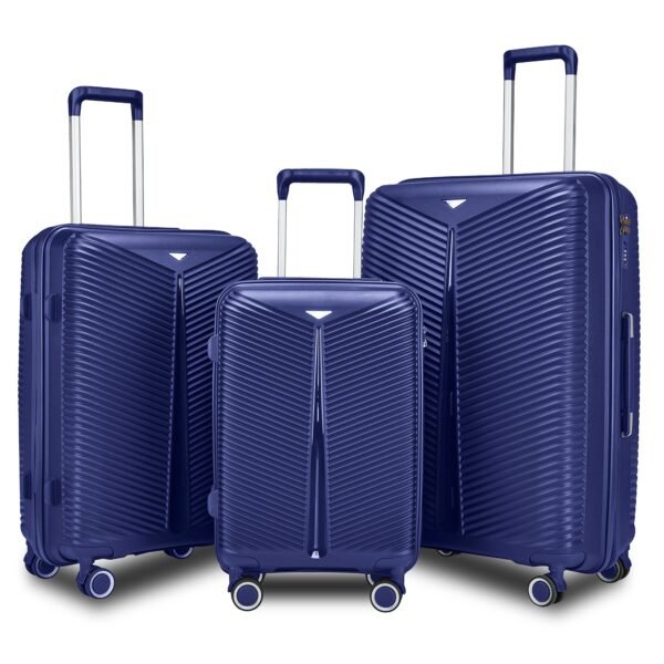 aluvox mb 016 lightweight pp trolley travel suitcase sets