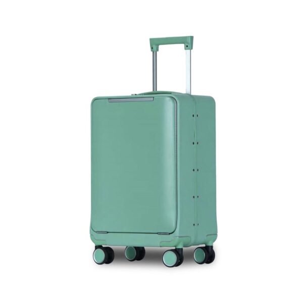 aluvox rm 025 durable spinner checked luggage