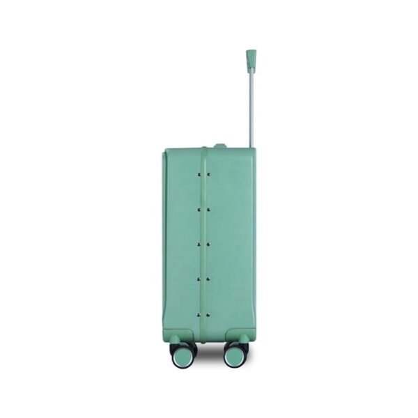 aluvox rm 025 durable spinner checked luggage