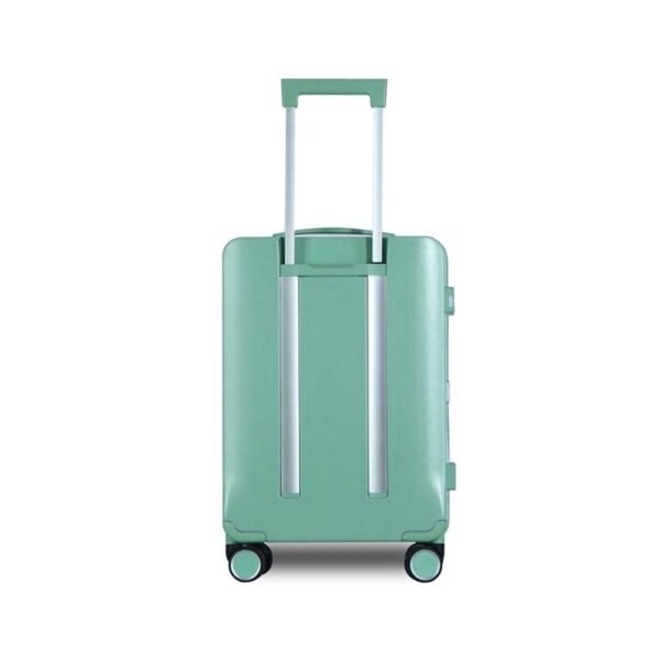 aluvox rm 025 durable spinner checked luggage