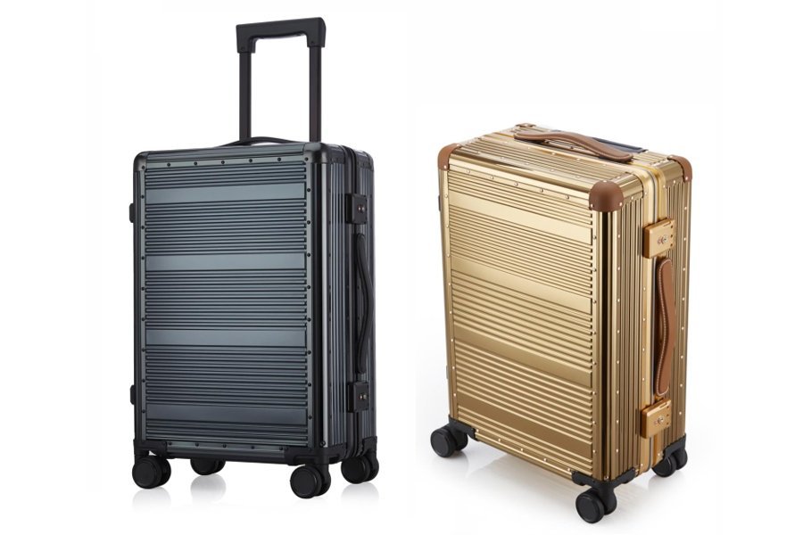 titanium steel luggage