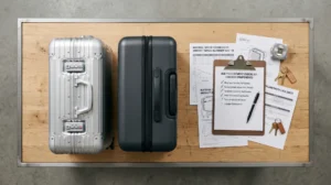 How to choose an OEM luggage manufacturer in China — brand buyer's evaluation guide by Aluvox, manufacturer since 1995