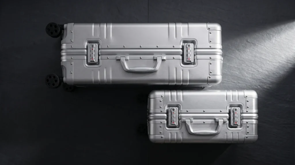 Aluminum luggage manufacturer OEM sourcing guide for brand buyers — Aluvox Series 5 aerospace grade aluminum luggage Dongguan factory since 1995