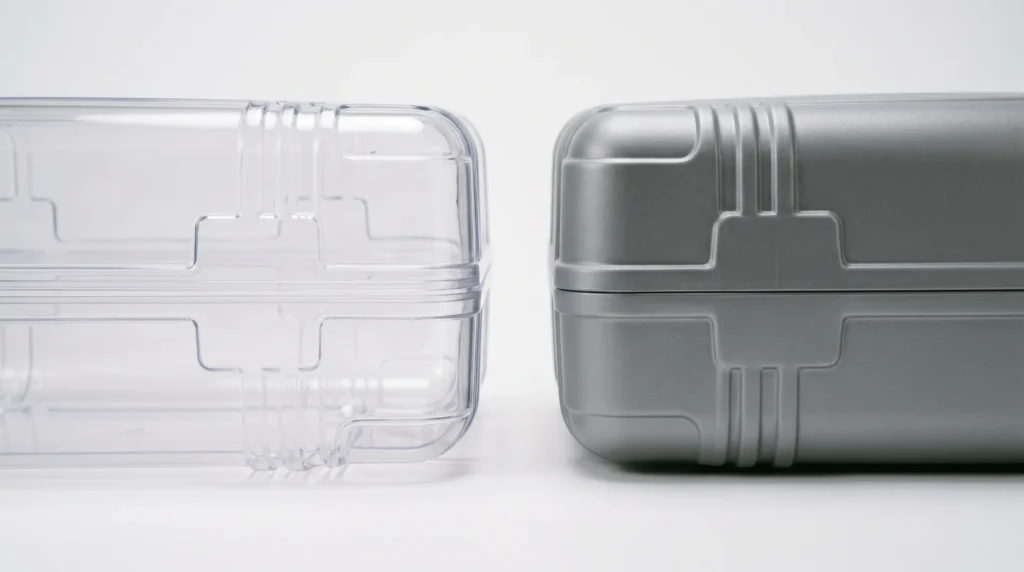 Pure PC polycarbonate shell versus ABS-blended shell comparison — material verification for OEM luggage sourcing