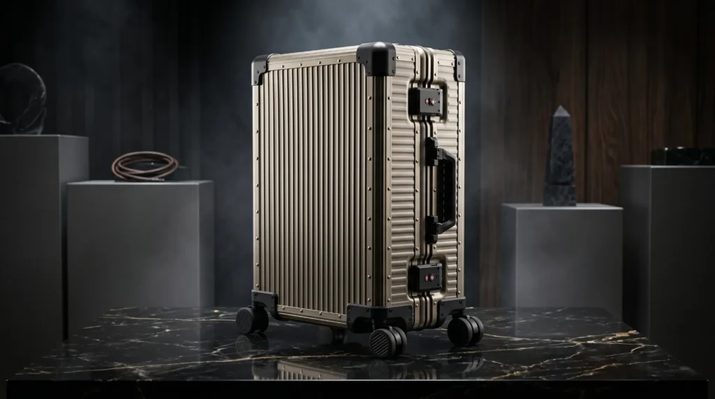 Titanium luggage manufacturer OEM sourcing guide for premium brands — Aluvox titanium luggage production Dongguan factory