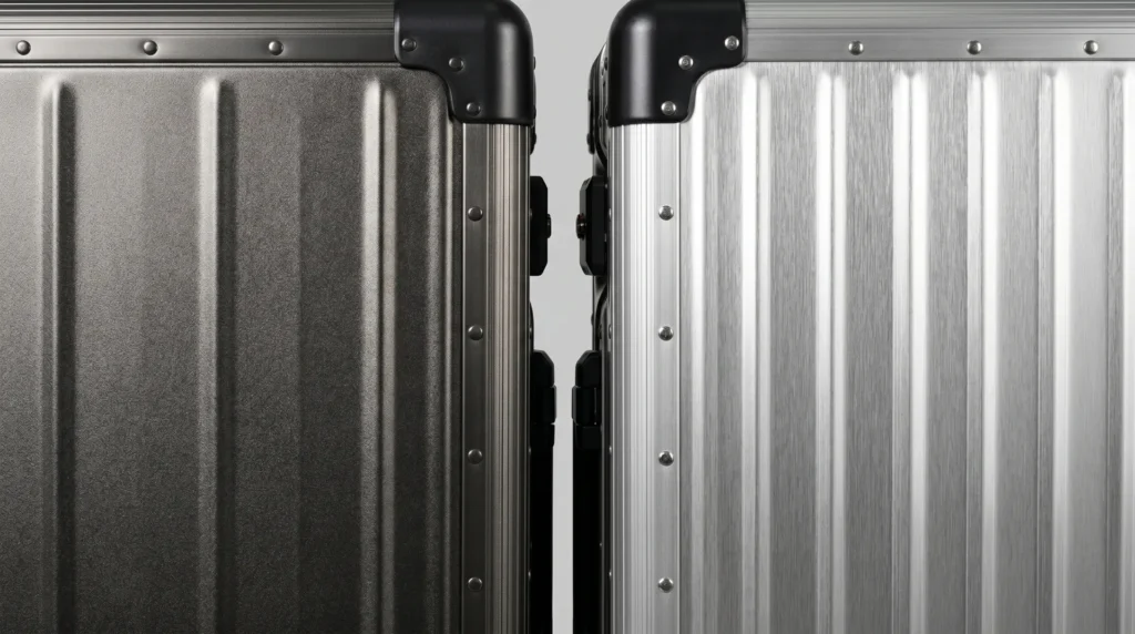 Titanium luggage shell versus aluminum shell — material comparison for OEM premium luggage sourcing