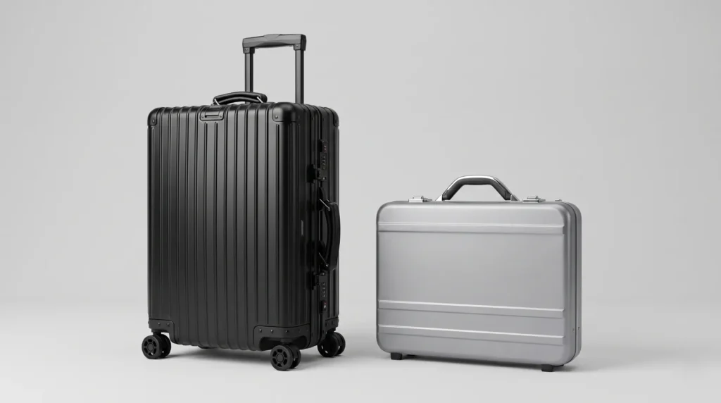 Range of Aluvox aluminum transport cases for equipment and instruments