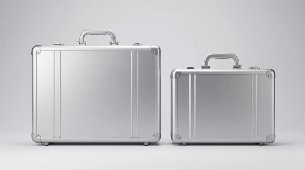 Range of Aluvox aluminum tool cases in different sizes