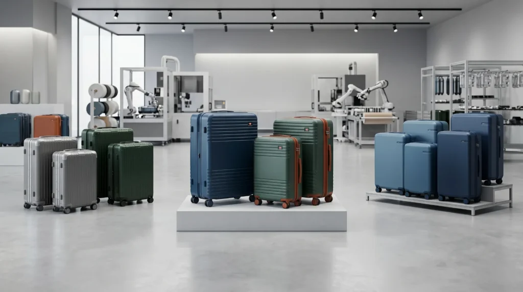 Aluvox factory-direct wholesale luggage OEM program — branded exclusive luggage at factory cost
