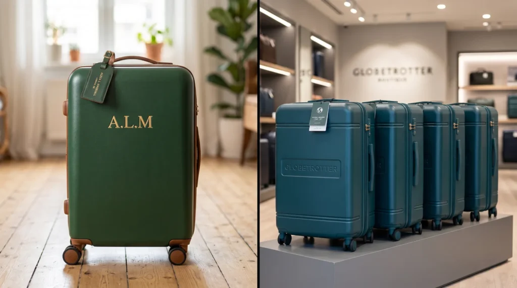 The customized luggage spectrum — from a personalized single case to a branded product line