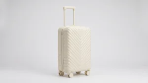 Aluvox MB-016 lightweight PP trolley suitcase with TSA lock and spinner wheels